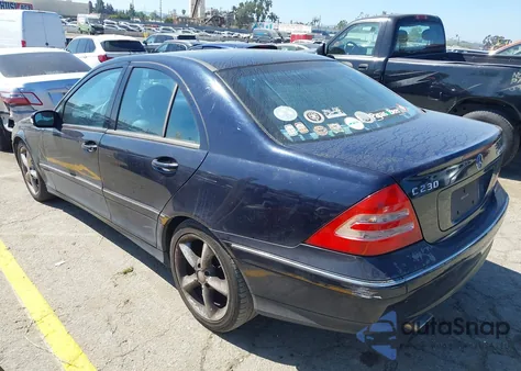2004 Mercedes-Benz C 230 Kompressor Sport/Sport from USA, damaged, VIN WDBRF40J74A583591